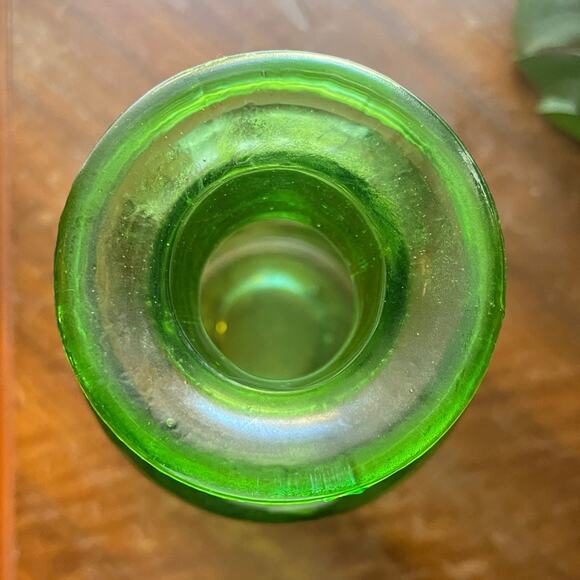 Tall‎ Green Glass Bottle - Picture 4 of 6